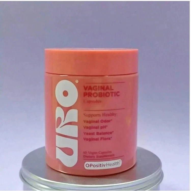 URO O Positiv Vaginal Probiotics 60 Count for Women PH Balance with Prebiotics