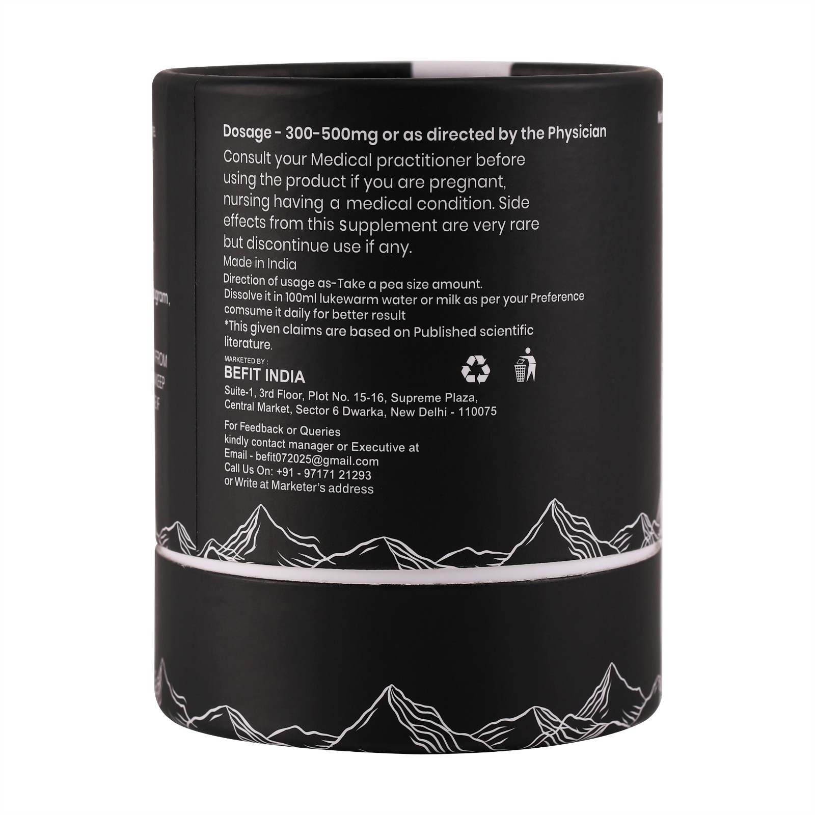 Befit Himalayan Shilajit Soft Resin 20g | Organic 100% Pure | Fulvic Acid