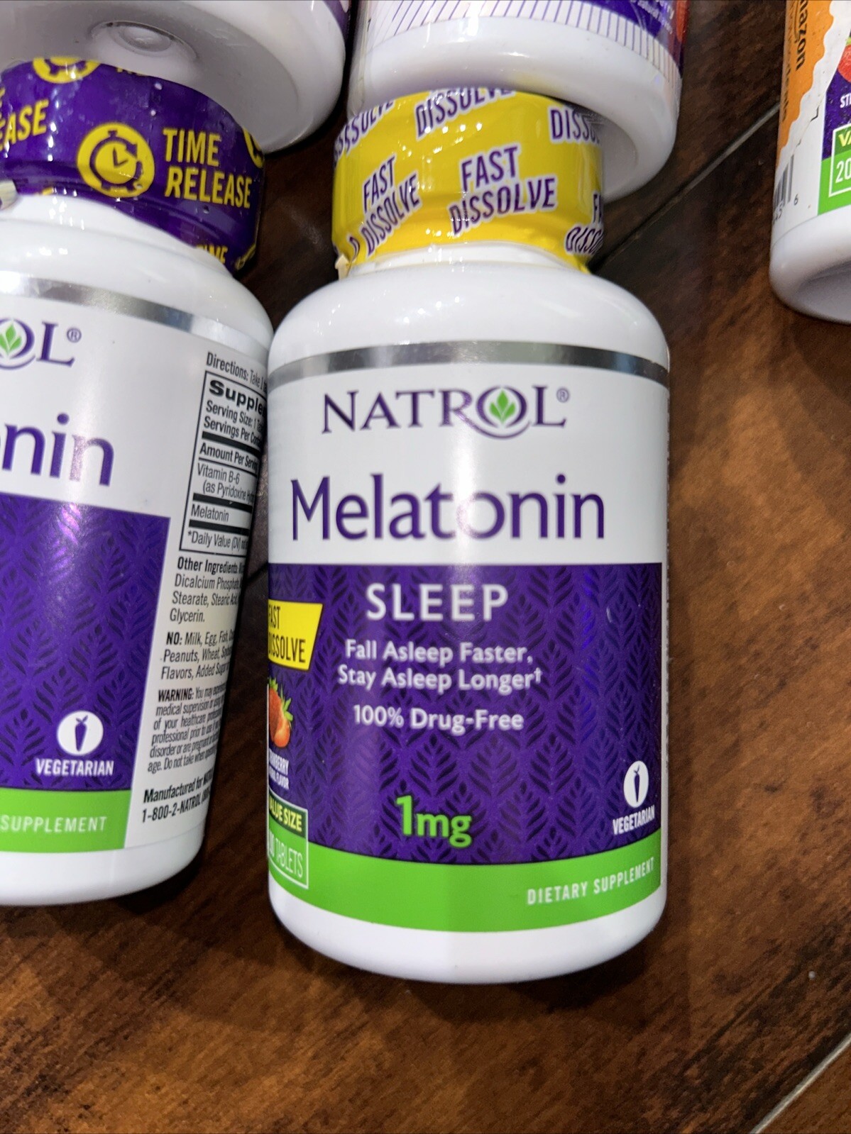 NATROL Melatonin 5 Bottles LARGE LOT See Pictures & Read Description 600 Tablets