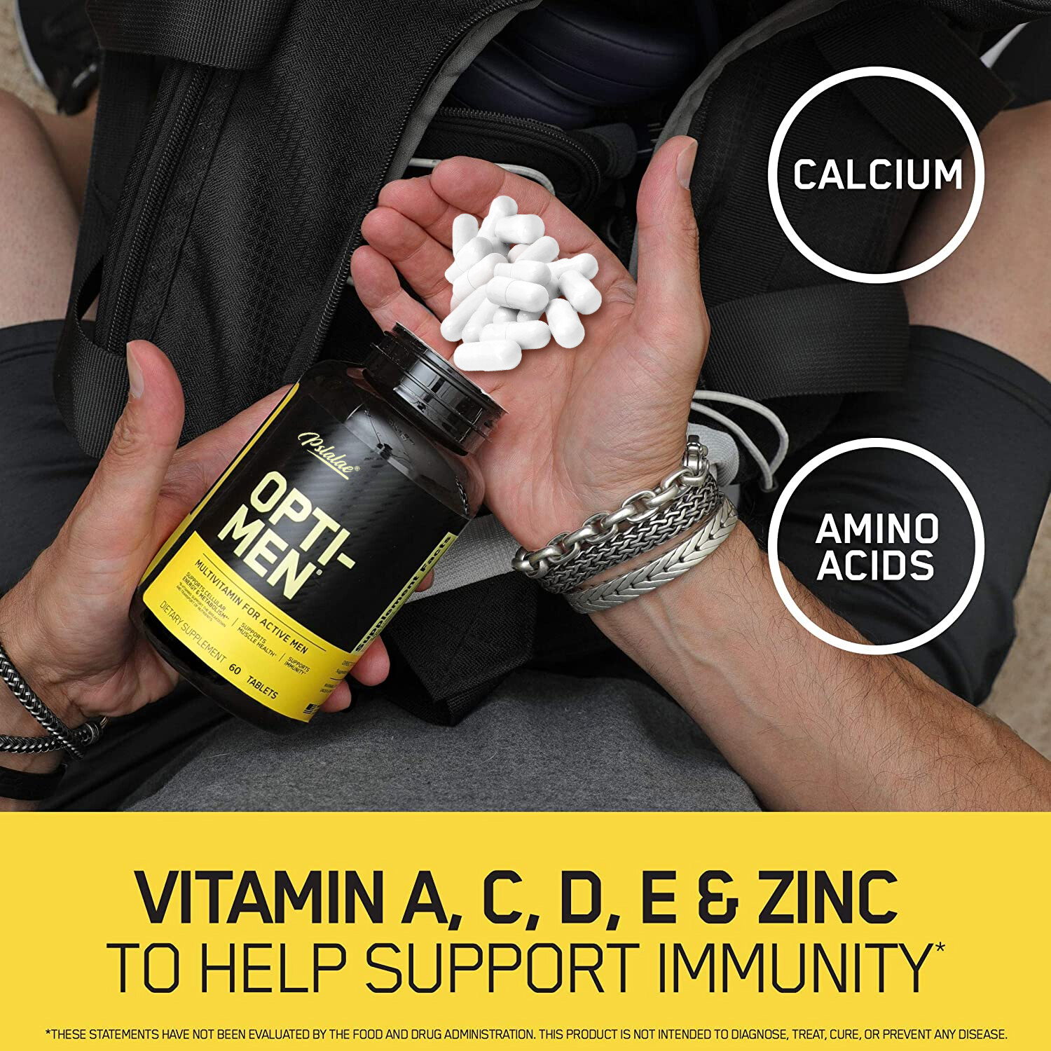 Opti-Men Capsules – Daily Multivitamin Supplement, Promote Metabolism, Immune