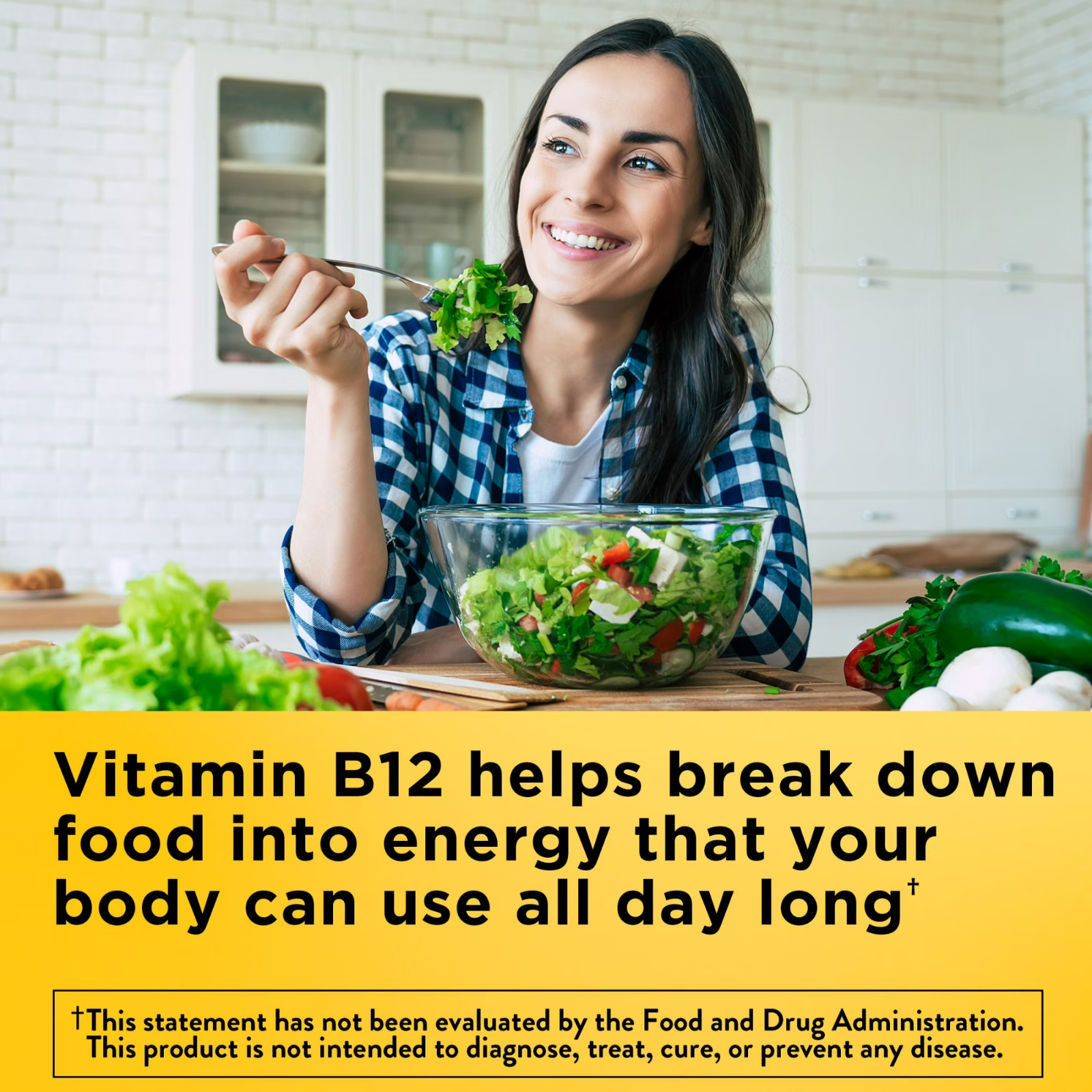 Vitamin B12 1000 Mcg Time Release Tablets, Dietary Supplement, 150 Count