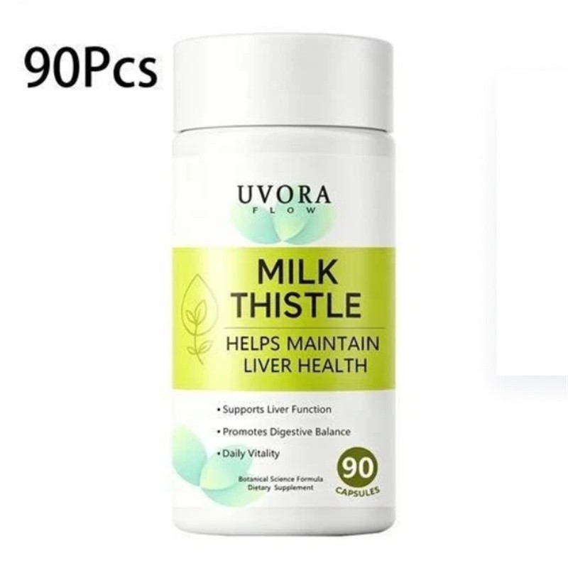 Uvora Milk Thistle Detox, Premium Herbal Supplement With Milk Thistle Extrac…