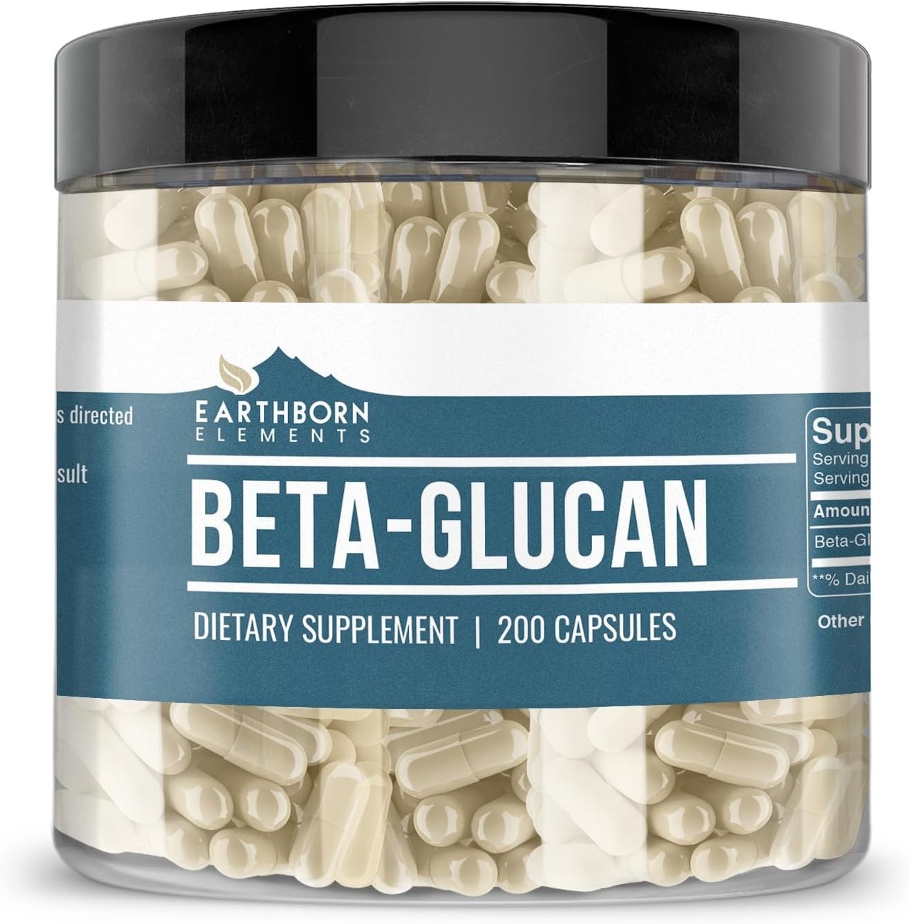 Gluten-Free Beta Glucan – 200 Capsules for Peak Health Support, No Additives