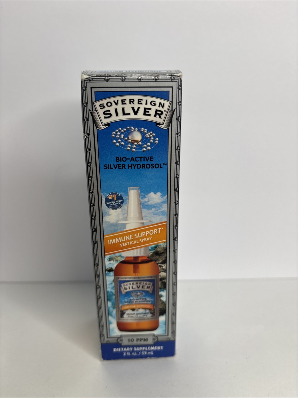 Sovereign Silver immune support vertical spay 2 fl oz