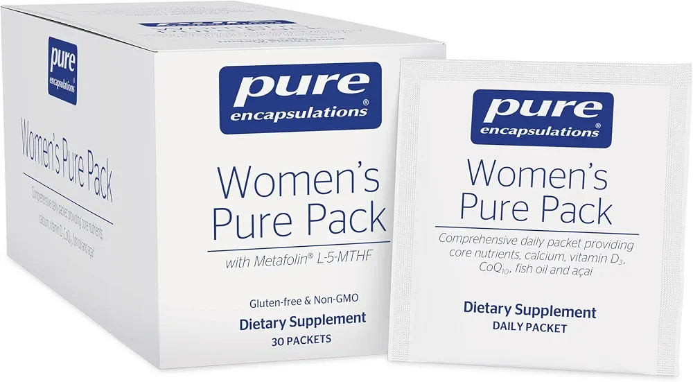 Pure Encapsulations Women’s Pure Pack Over 40 Multivitamin CoQ10 Omega-3 30 Pk