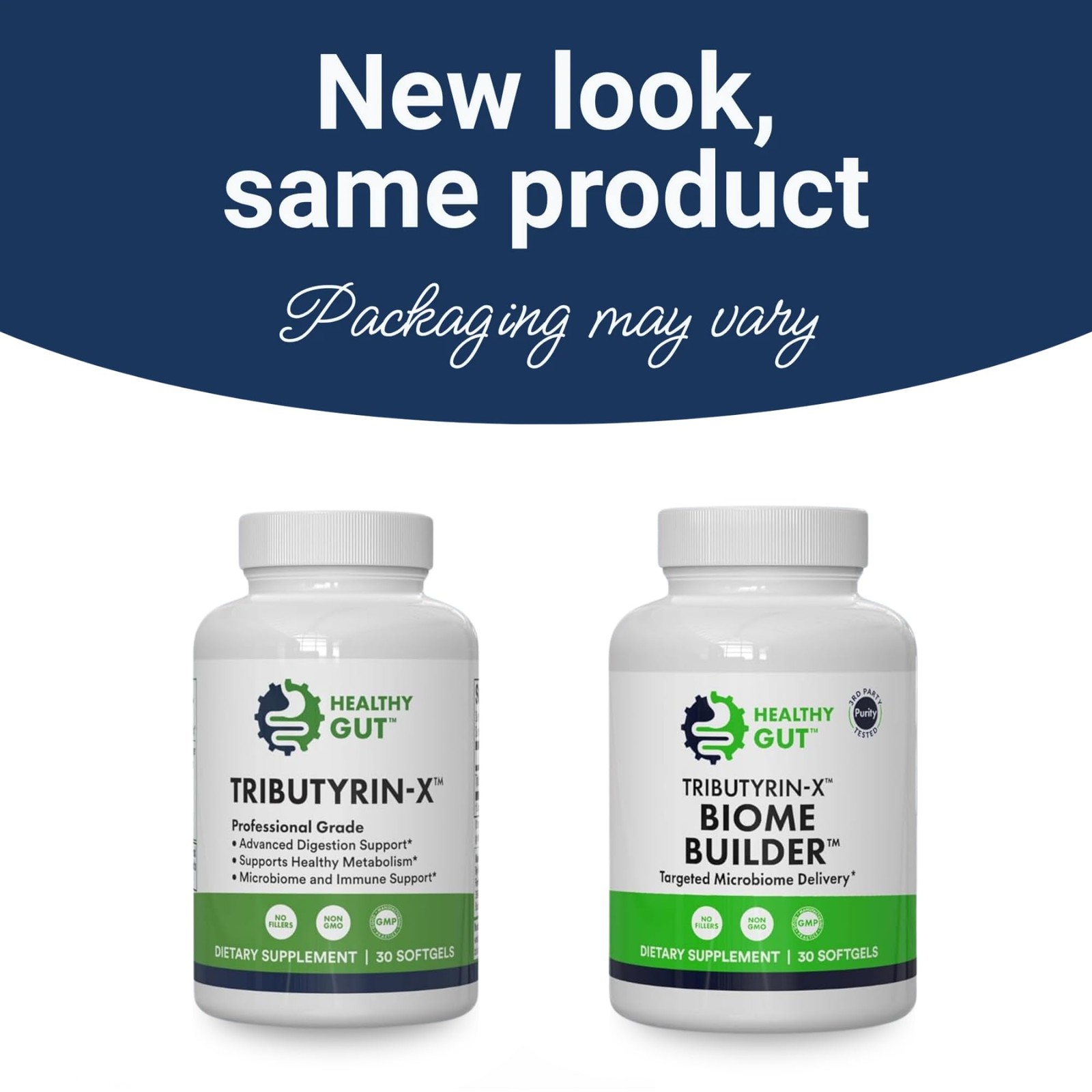 Healthy Gut Tributyrin-X | Most Bioavailable Butyrate 30 Count (Pack of 1)