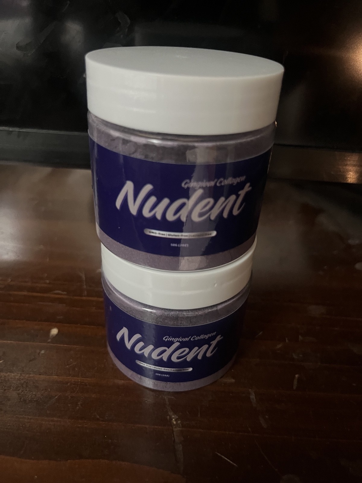 Nudent Gingival Collagen Tooth Powder- 2 Jars