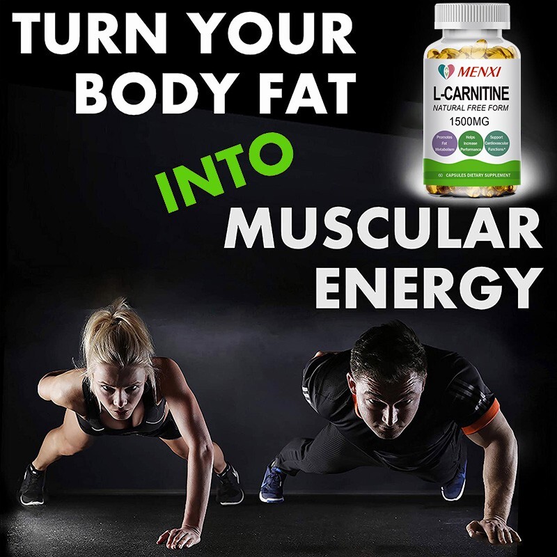 L-Carnitine 1500mg – Fat Burner Weight Loss Antioxidant High Potency Supplement