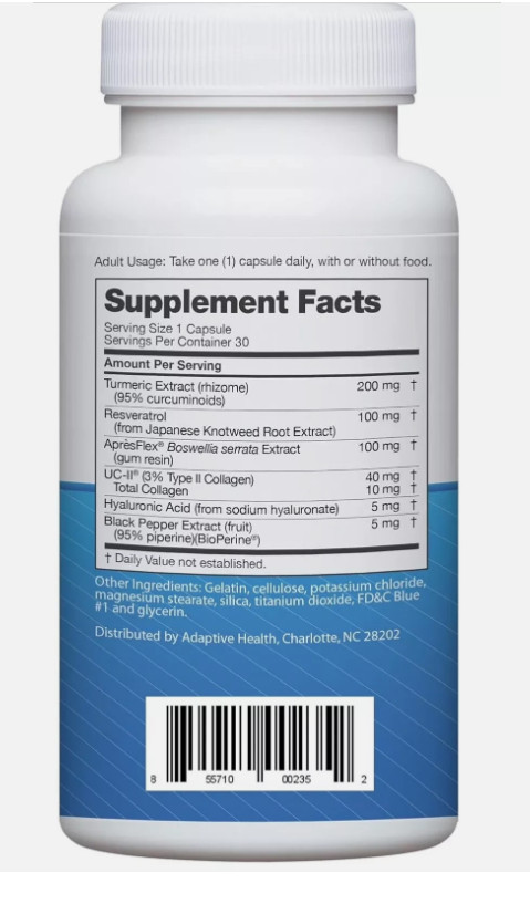 2 Pack Instaflex Advanced Joint Support Doctor Formulated 60 Capsules Exp 2027.