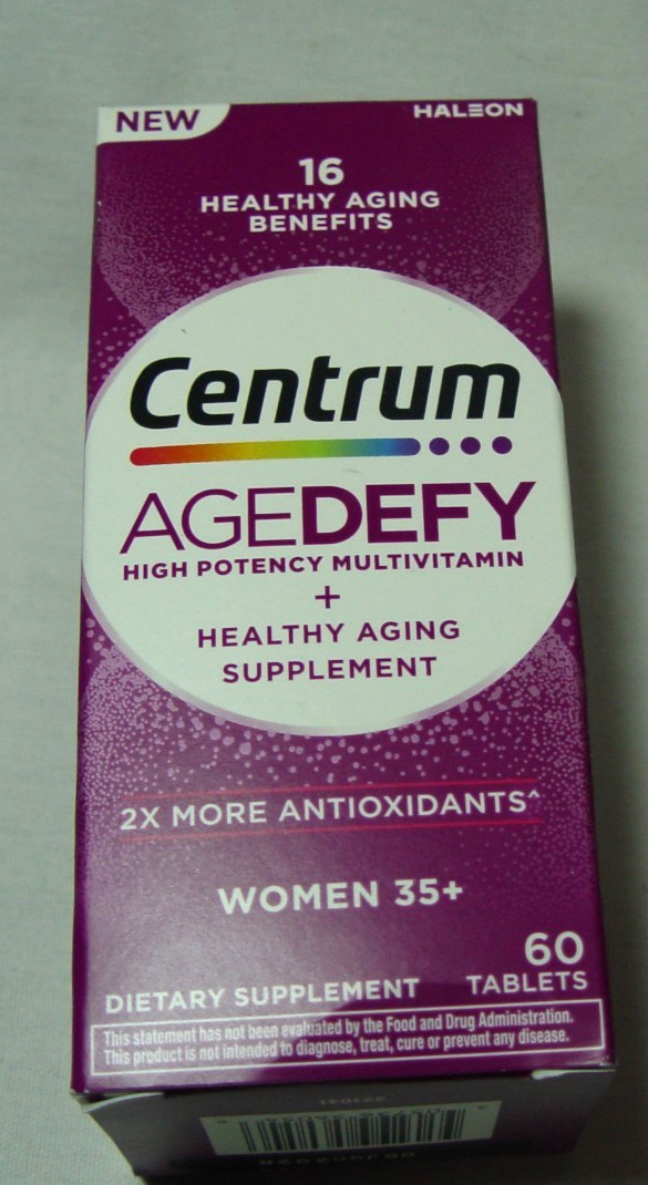 Centrum Age Defy Multivitamin Women 35+ 60ct New Sealed Box Exp 01/06/2028