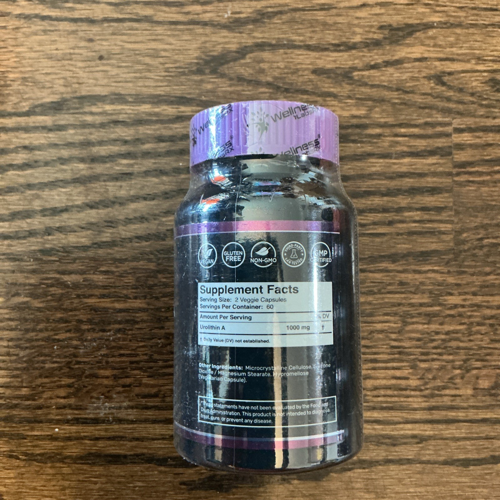 Urolithin A Supplement 120 Veggie Capsules 1,000mg MG Per Serving. EXP : 4/28
