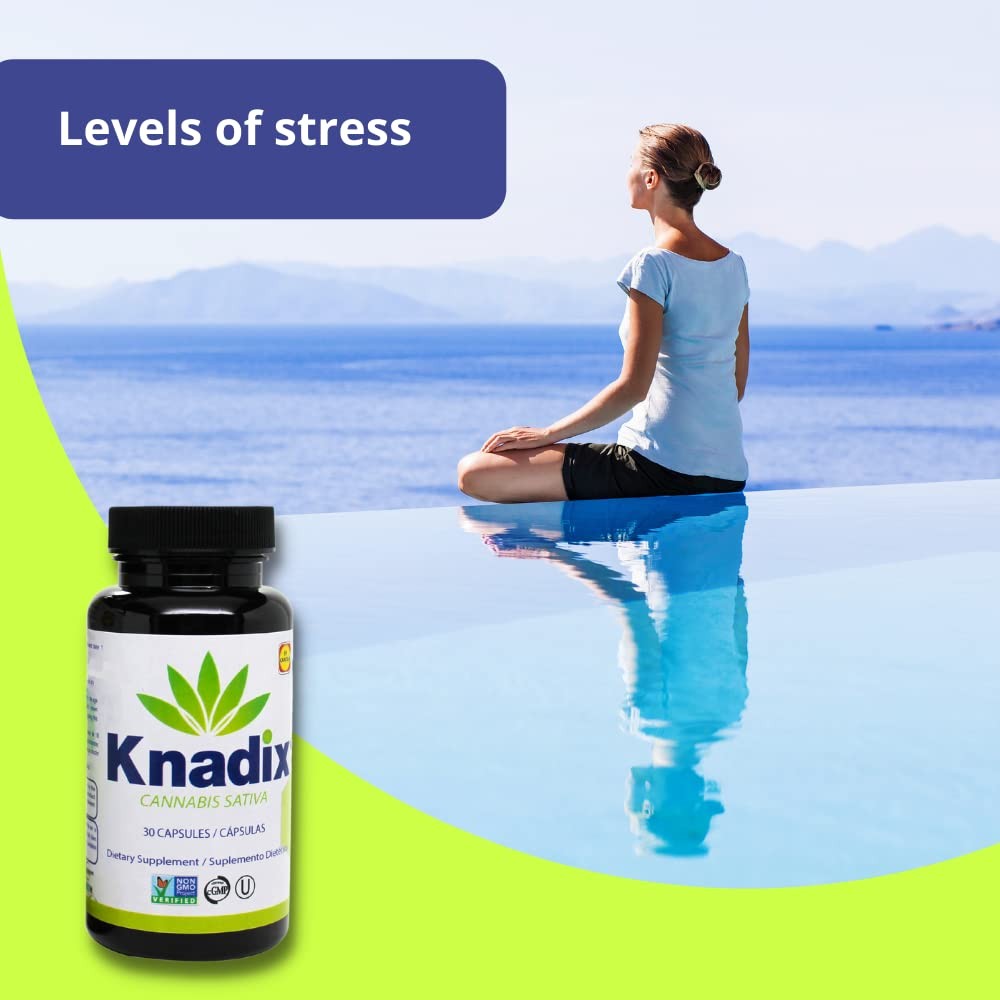 Knadix Hemp Oil Supplement – Support for Bones, Muscles 30 Count (Pack of 2)