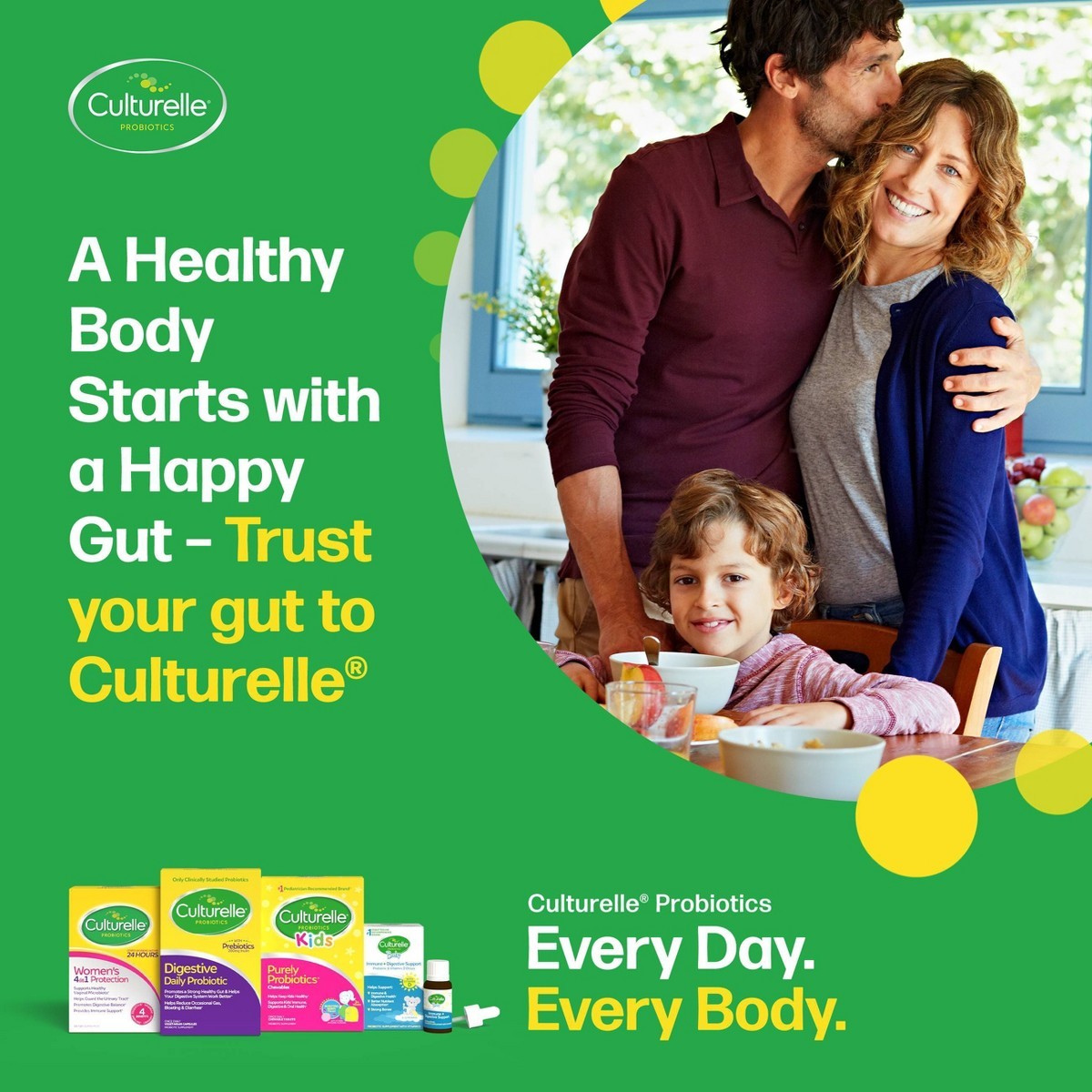 Culturelle Kids Daily Probiotic Chewable Tablets – Berry – 30ct