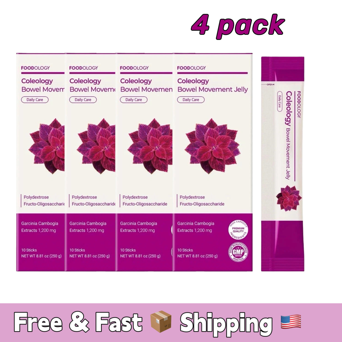 SUPPORTS HEALTHY BOWEL MOVEMENTS – Coleology Digestive jelly stick with Garcini
