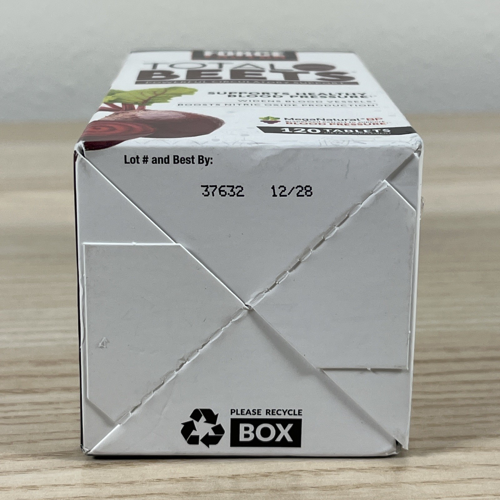 Total Beets Circulation Superfood with Blood Pressure Support 120ct Exp. 12/28