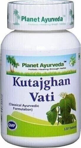 Planet Ayurveda KUTAJGHAN VATI 120 Tablets Free Shipping World wide B722