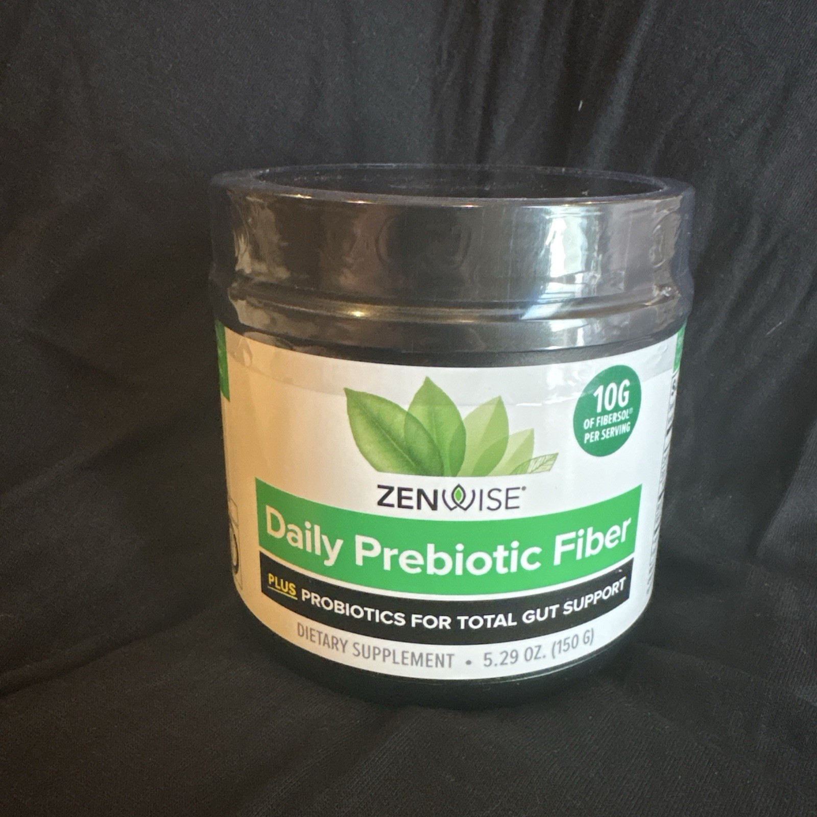Zenwise Daily Prebiotic Fiber Probiotics Gut Support 5.29oz – New Factory Sealed