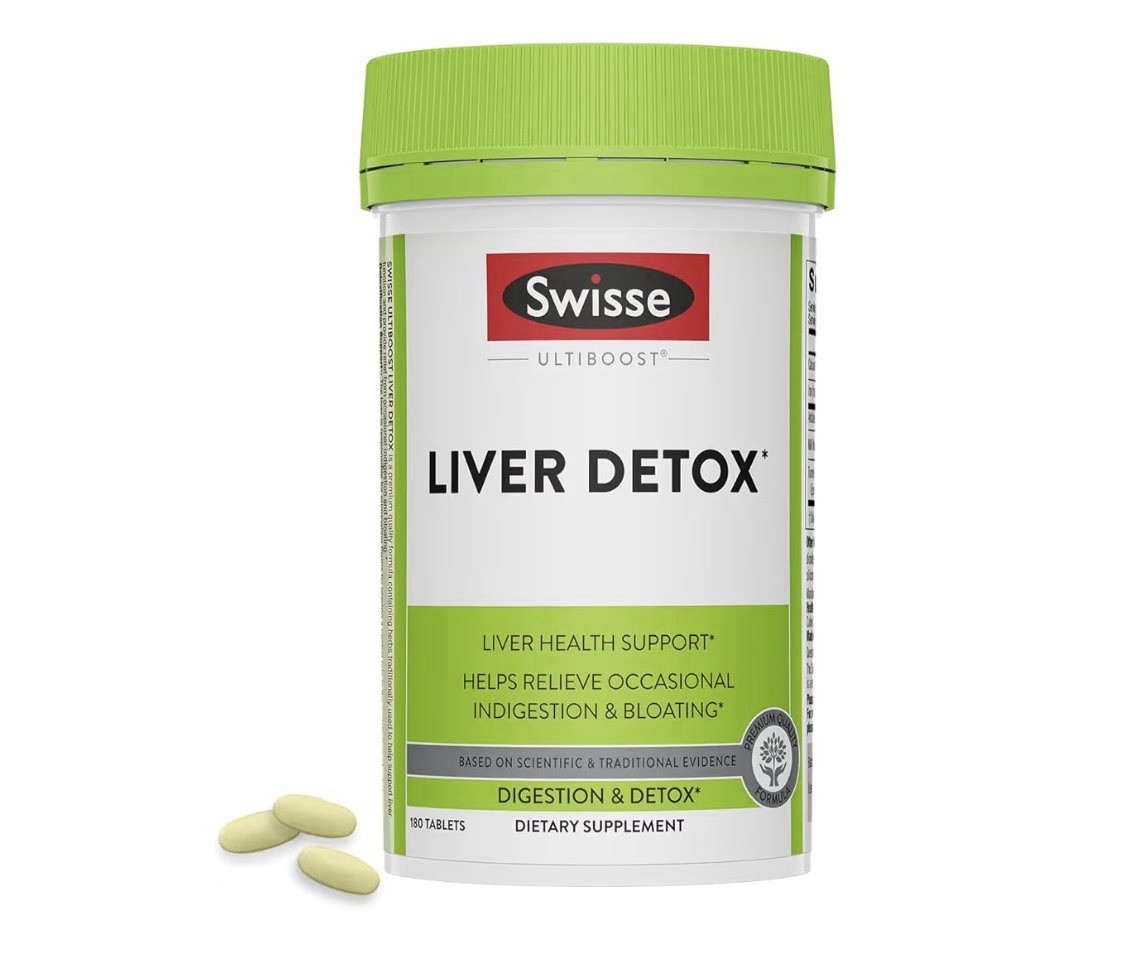 Swisse Milk Thistle Liver Cleanse Detox, Repair & Support 180 Count