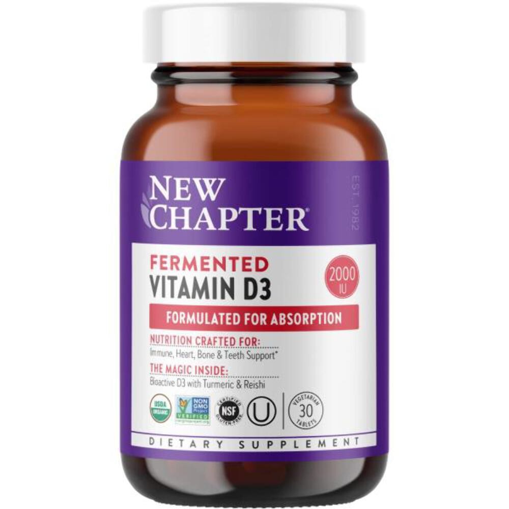 10/2026 New Chapter Fermented Vitamin d3, 30 Count