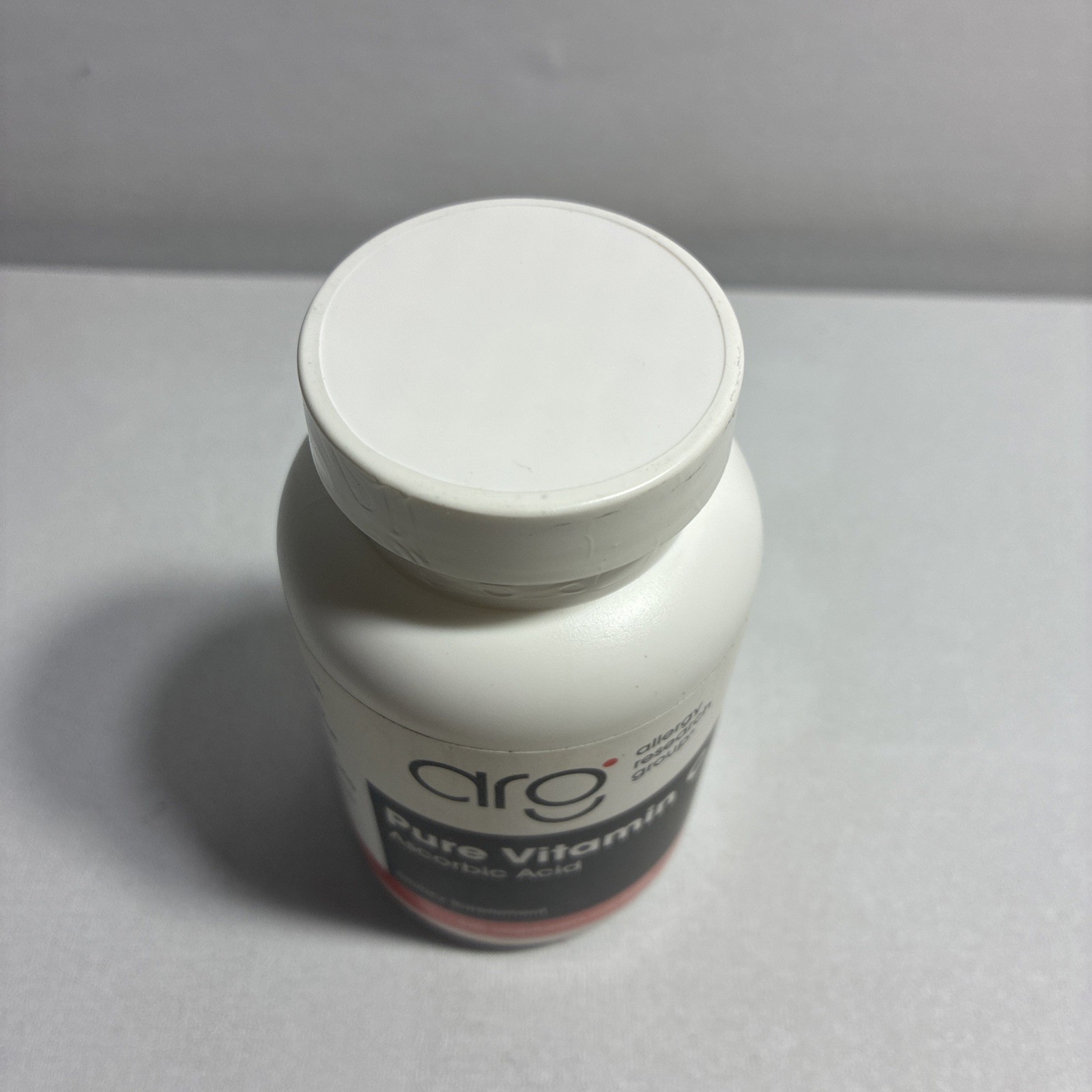Allergy Research Group Pure Vitamin C Absorbic Acid/ 100 Caps/ New & Sealed