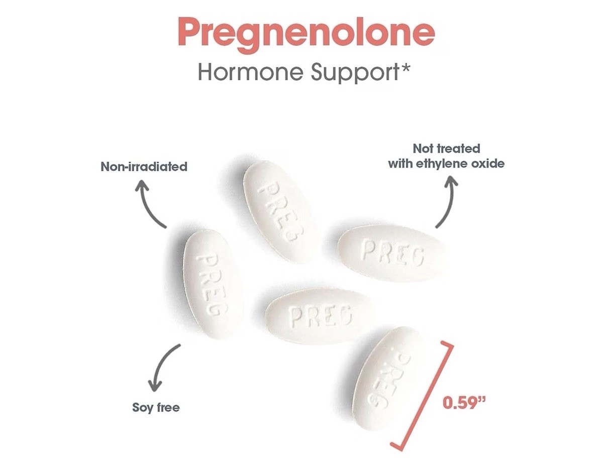 Allergy Research Group Pregnenolone 50 Micronized Hormone Precursor Support