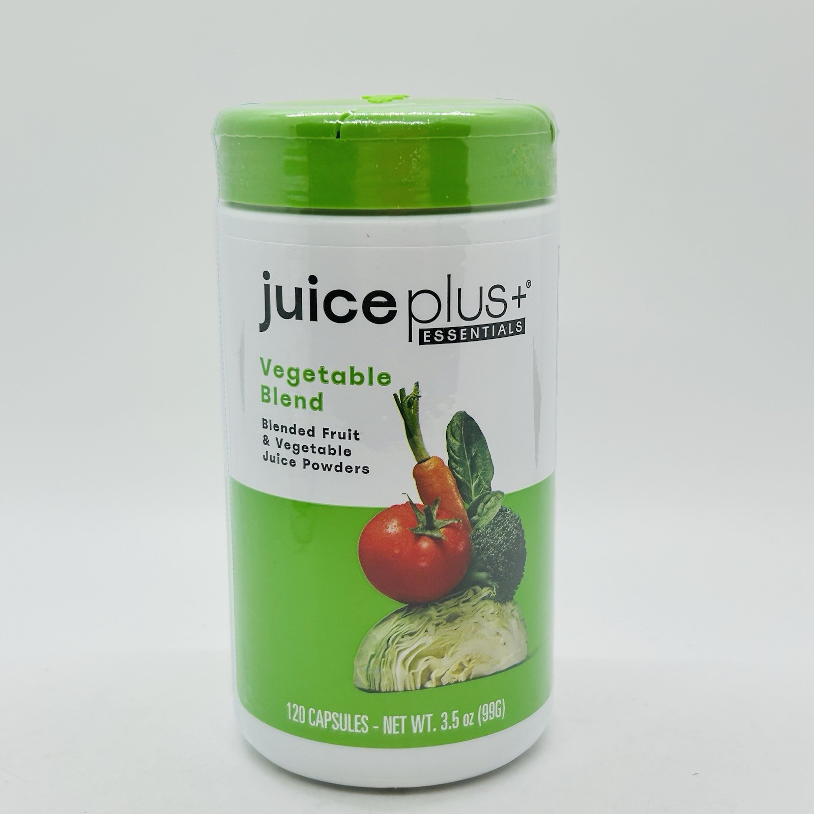 Juice Plus + VEGEGATLE BLEND Blended Fruit & Veg Juice Powders 120 Caps 04/26