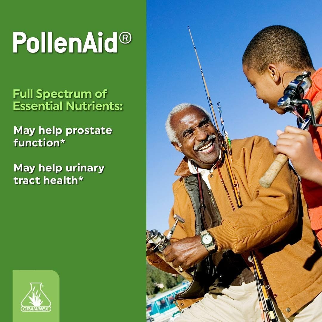 PollenAid Prostate Supplement: All Natural Prostate Support for Bladder Contr…