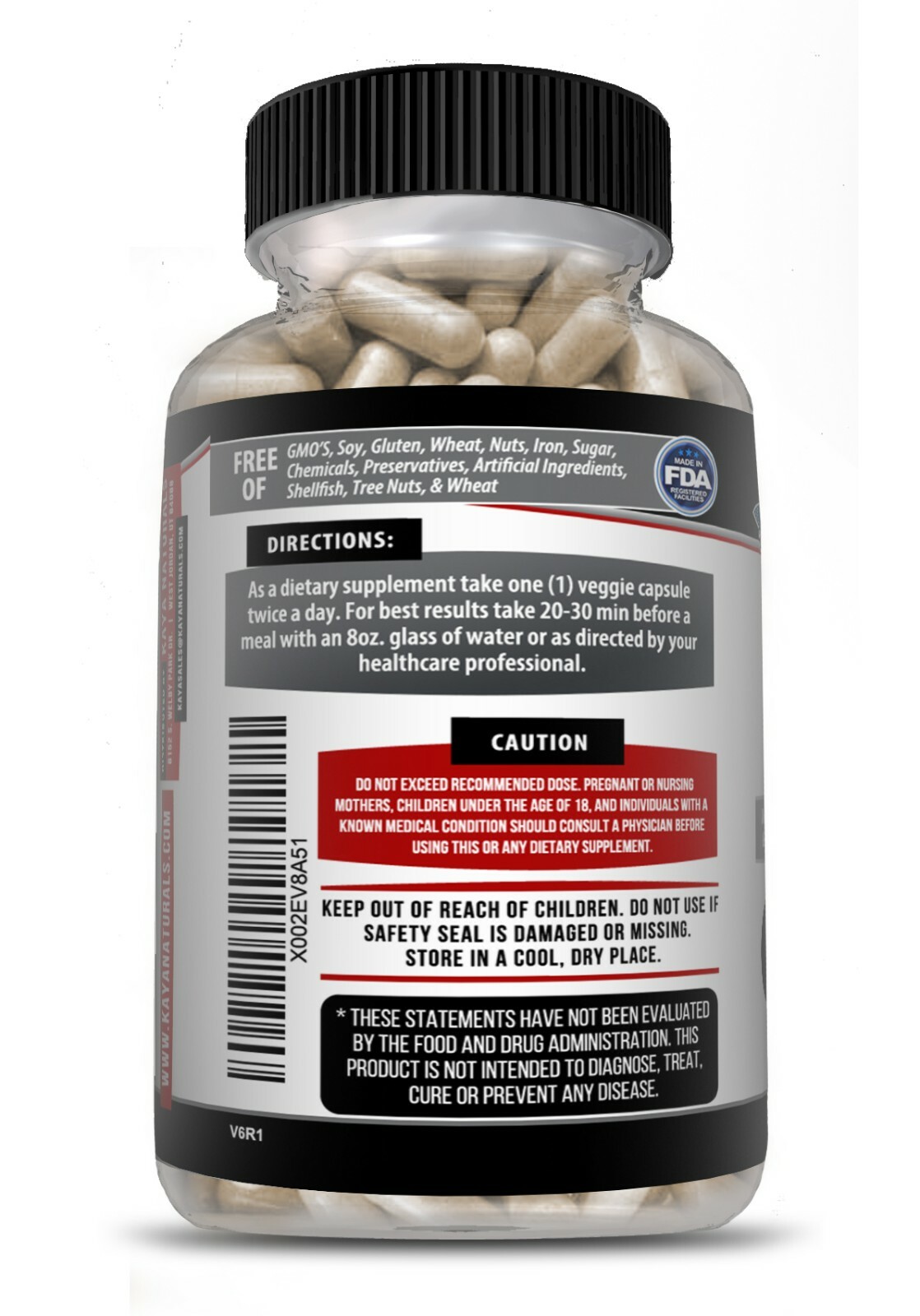 BLOOD SUGAR SUPPORT Alpha Lipoic Acid & Cinnamon 20 Herbs 60 Capsules