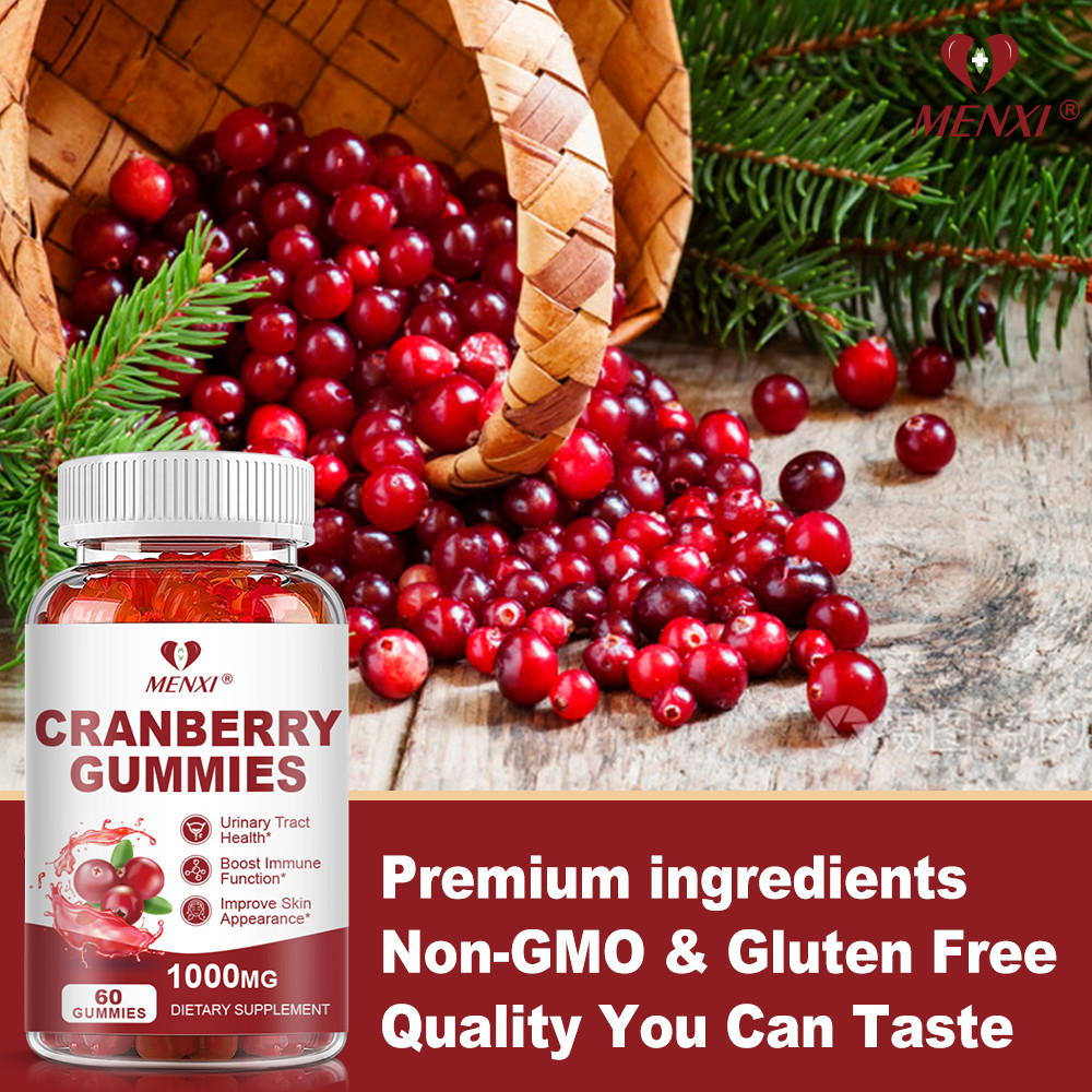 Cranberry Urinary Health Gummies Immune Support Bladder Health Hormonal Balance