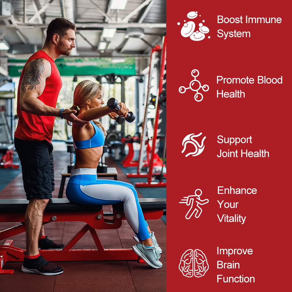 Iron Gummies – with Vitamin C – Energy and Immune Support Hemoglobin Production
