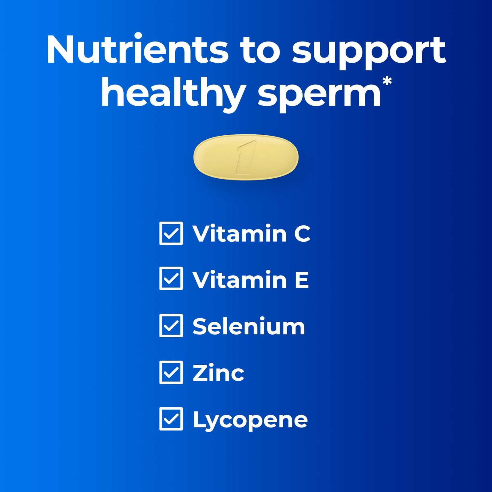 One A Day Men’s Pre-Conception Health Multivitamin to 30 Count (Pack of 1)