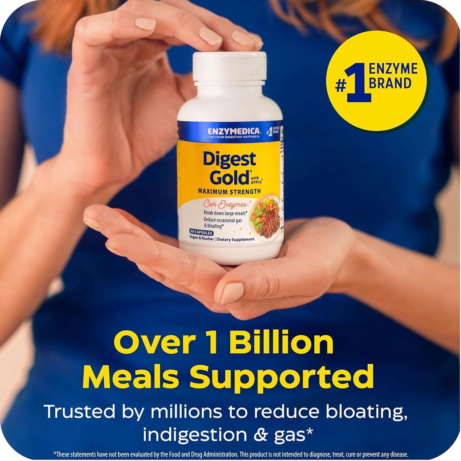 Digestive Enzymes Max Strength Bloating Relief Capsules 45 count