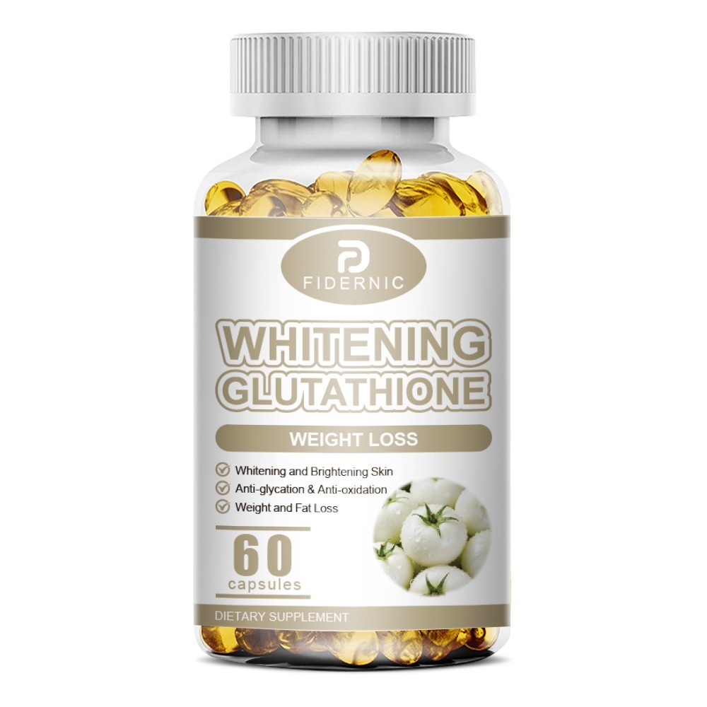 500mg L-Glutathione Capsules Natural Antioxidant Anti-Aging Skin Care 60 Pills