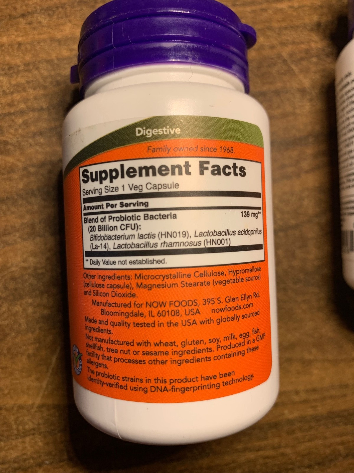 Now Foods Probiotic-10, Melatonin, Gaba, Veg Capsules. 10 Item Lot. 2025-29 Exp.