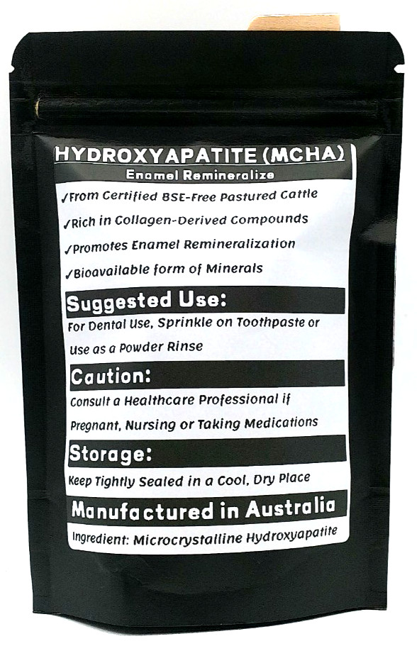 MICROCRYSTALLINE HYDROXYAPATITE Powder {~120g/4.2oz~} Pastured Bovine