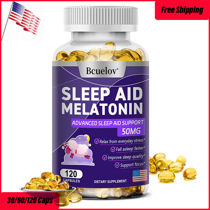 25mg Sleep Support Capsules Improve Sleep Quality Relieve Stress Sleep 30/60/120