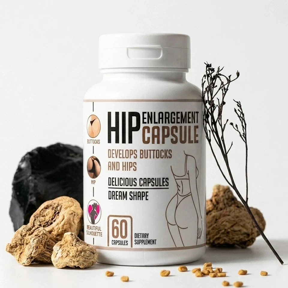 Hip Enlargement Capsule – 30 Days Supply – Herbal Extract For Feminine Growth