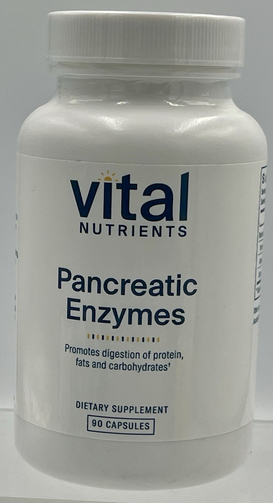 Vital Nutrients Pancreatic Enzymes 90 Capsules Gluten Dairy Soy Free EXP 10/27