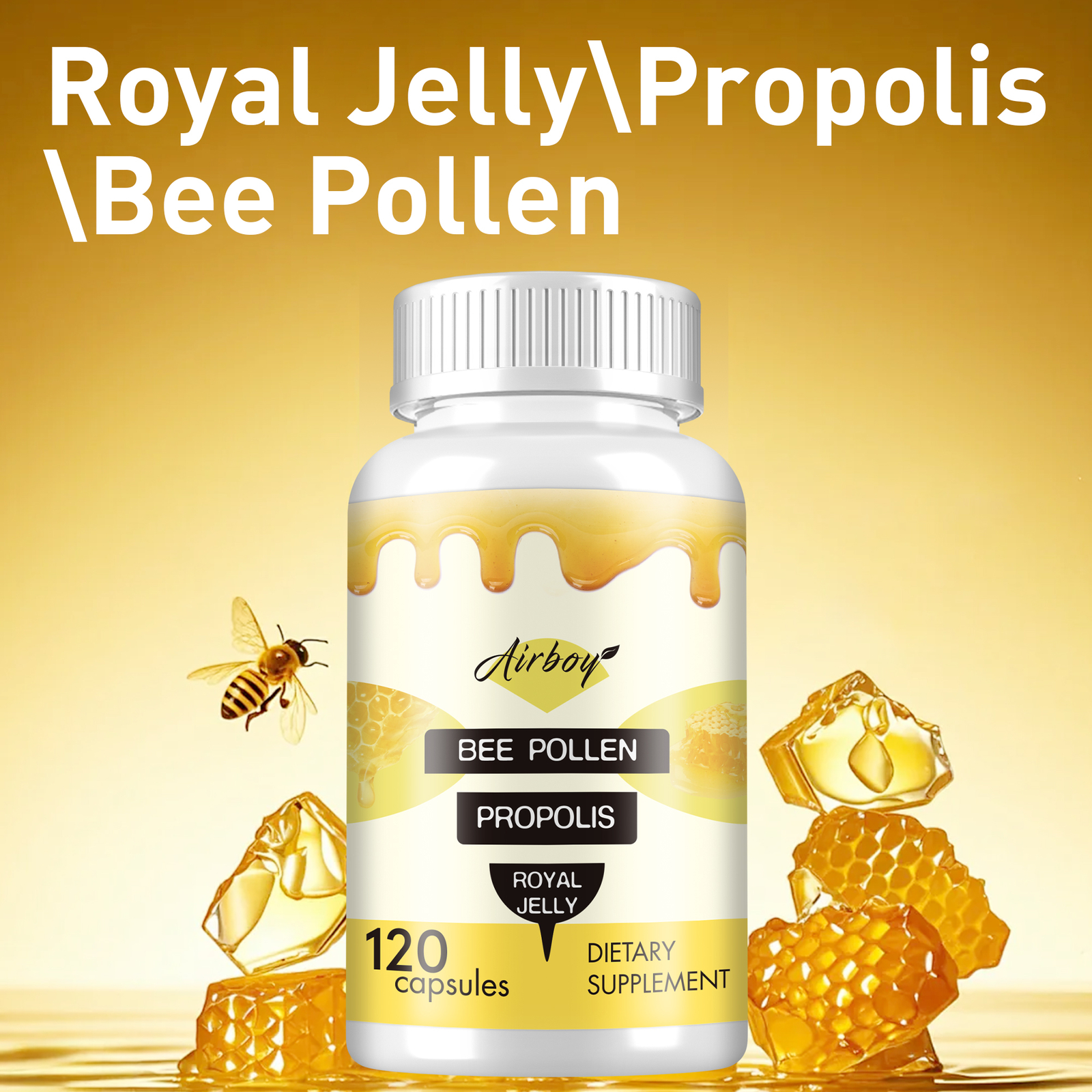 Bee Pollen – Promotes Digestion, Gut, Heart, and Brain Health, Antioxidant