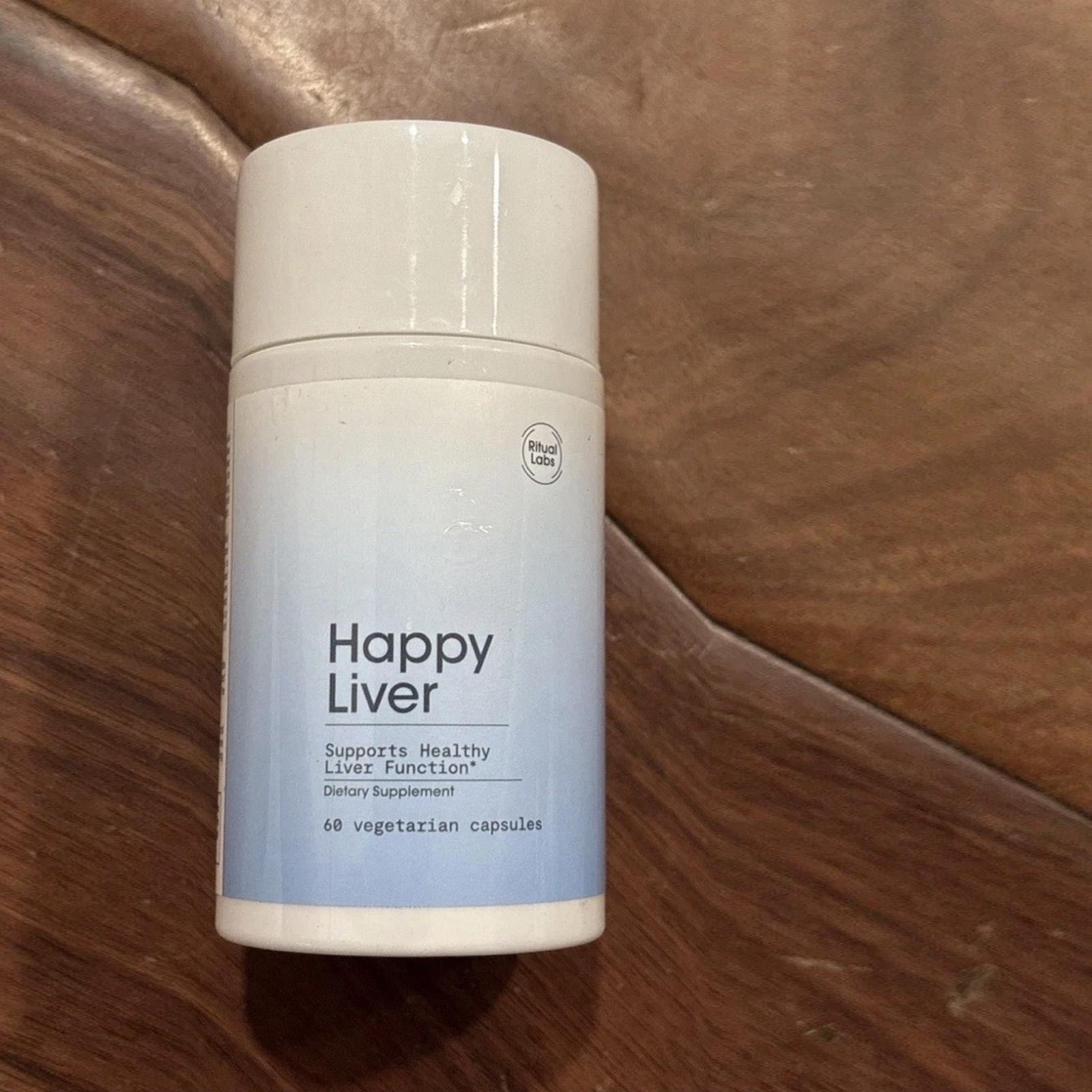 Happy Liver by Ritual Labs 60 Vegetarian Caps Dietary Supplement Healthy Liver