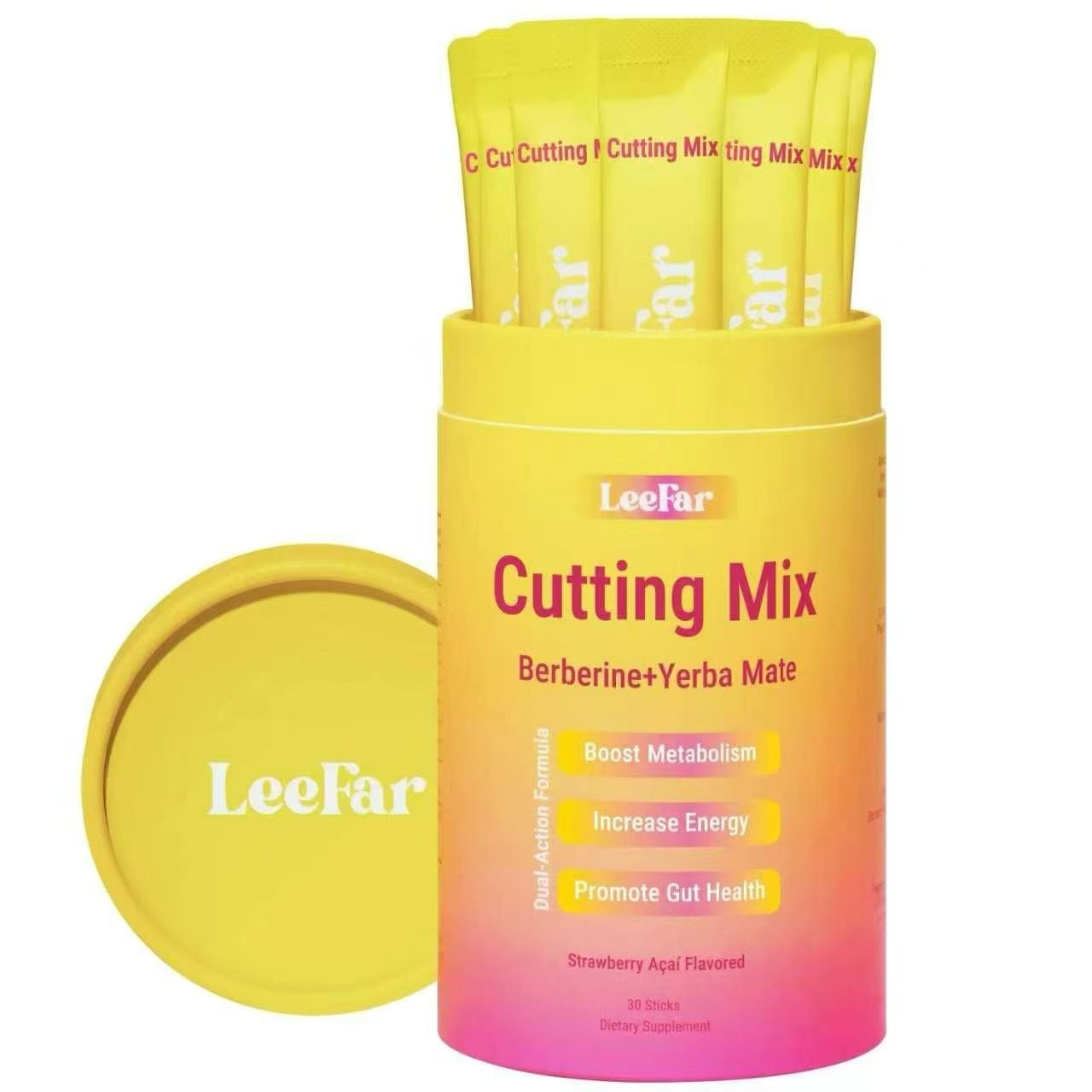 LeeFar Cutting Drink Mix – Berberine, Chromium, FOS, Yerba Mate