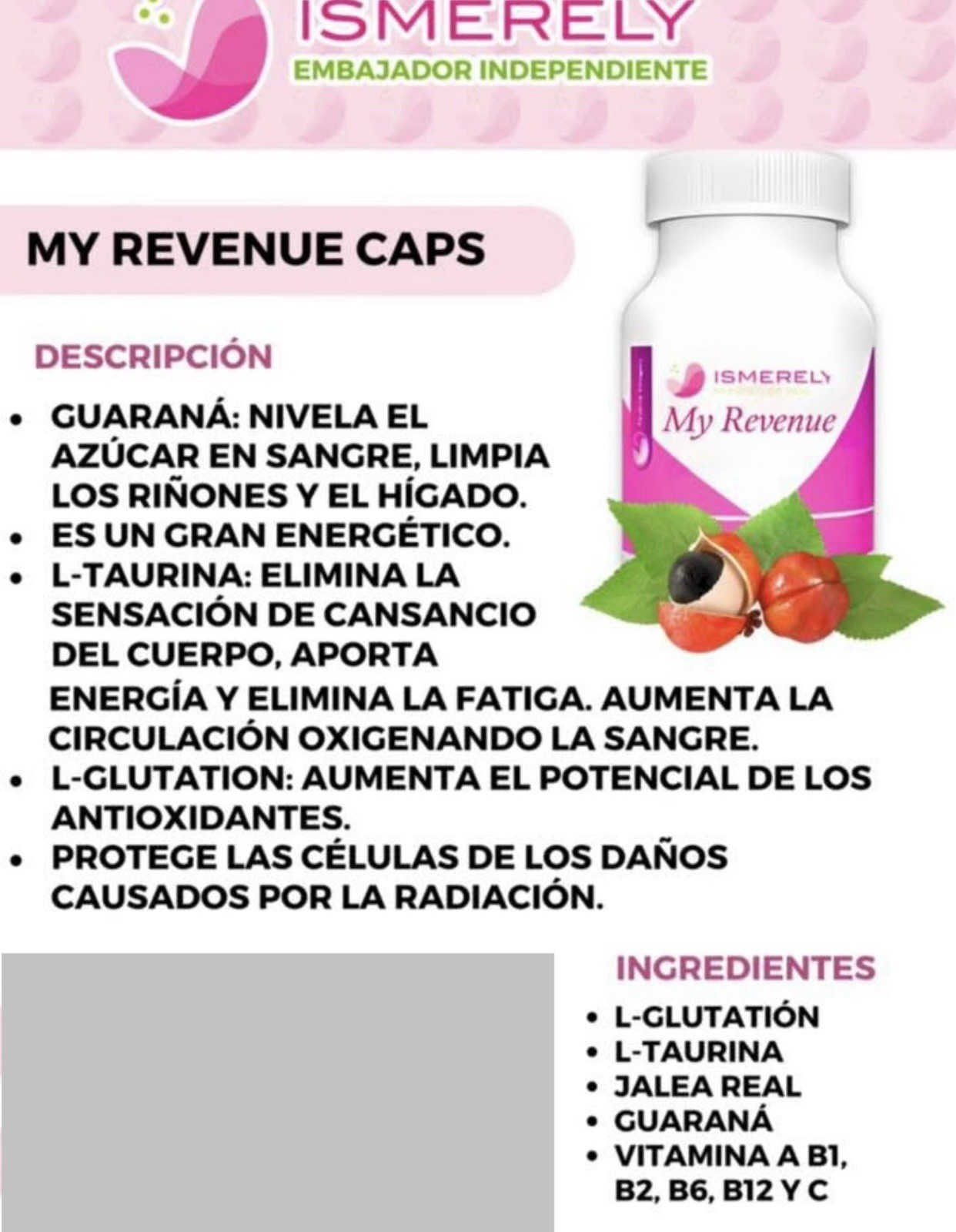 Ismerely My Revenue Caps – 60 Capsules sistema inmune fuerte
