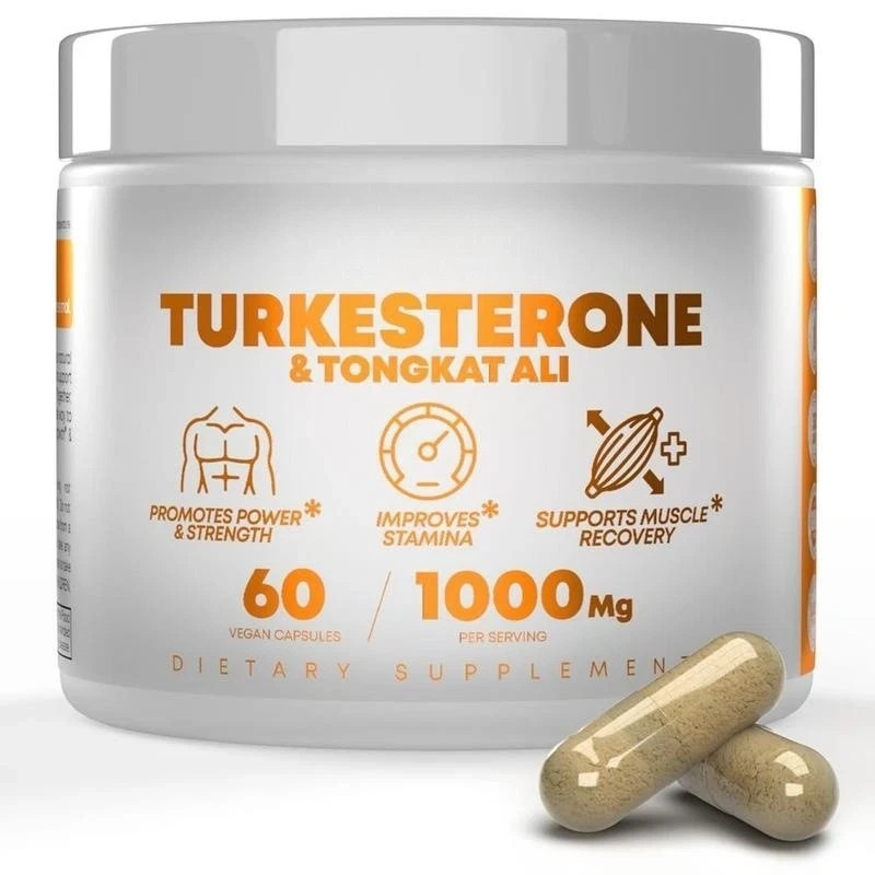 Turkesterone 1000 Mg Natural Capsules Supplement Muscle Growth And Recovery 60