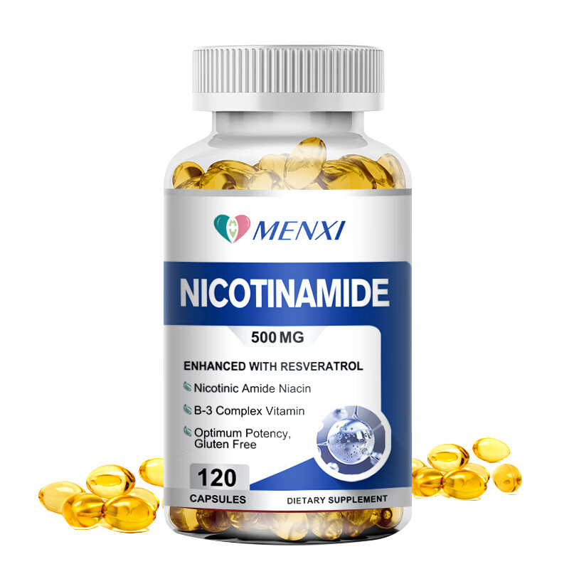 Nicotinamide 500mg Vitamin B3 Supplement – Energy Support Skin Health by MENXI