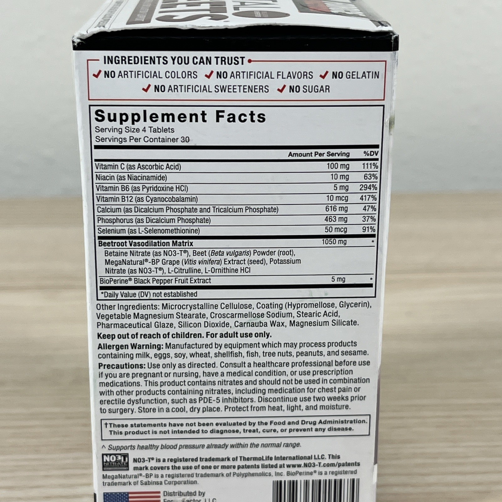 Total Beets Circulation Superfood with Blood Pressure Support 120ct Exp. 12/28