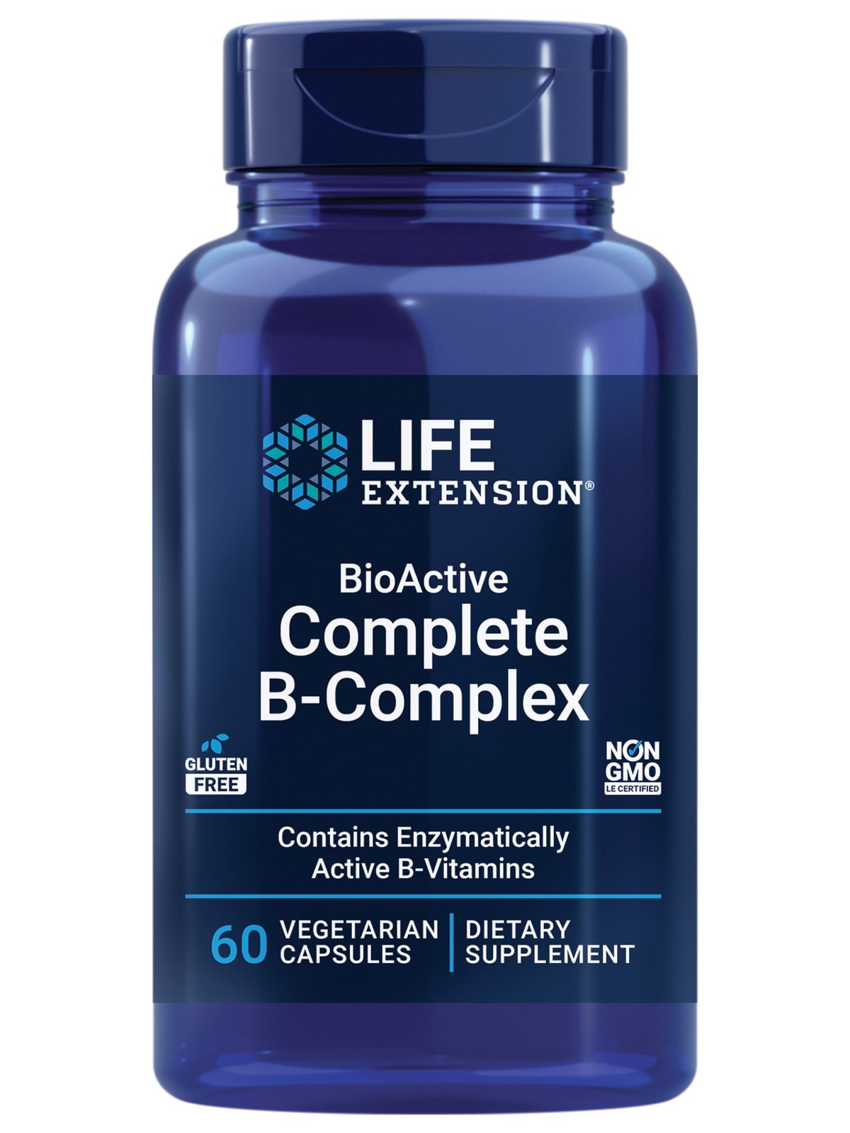 Life Extension BioActive Complete 60 Count (Pack of 1), Light Yellow