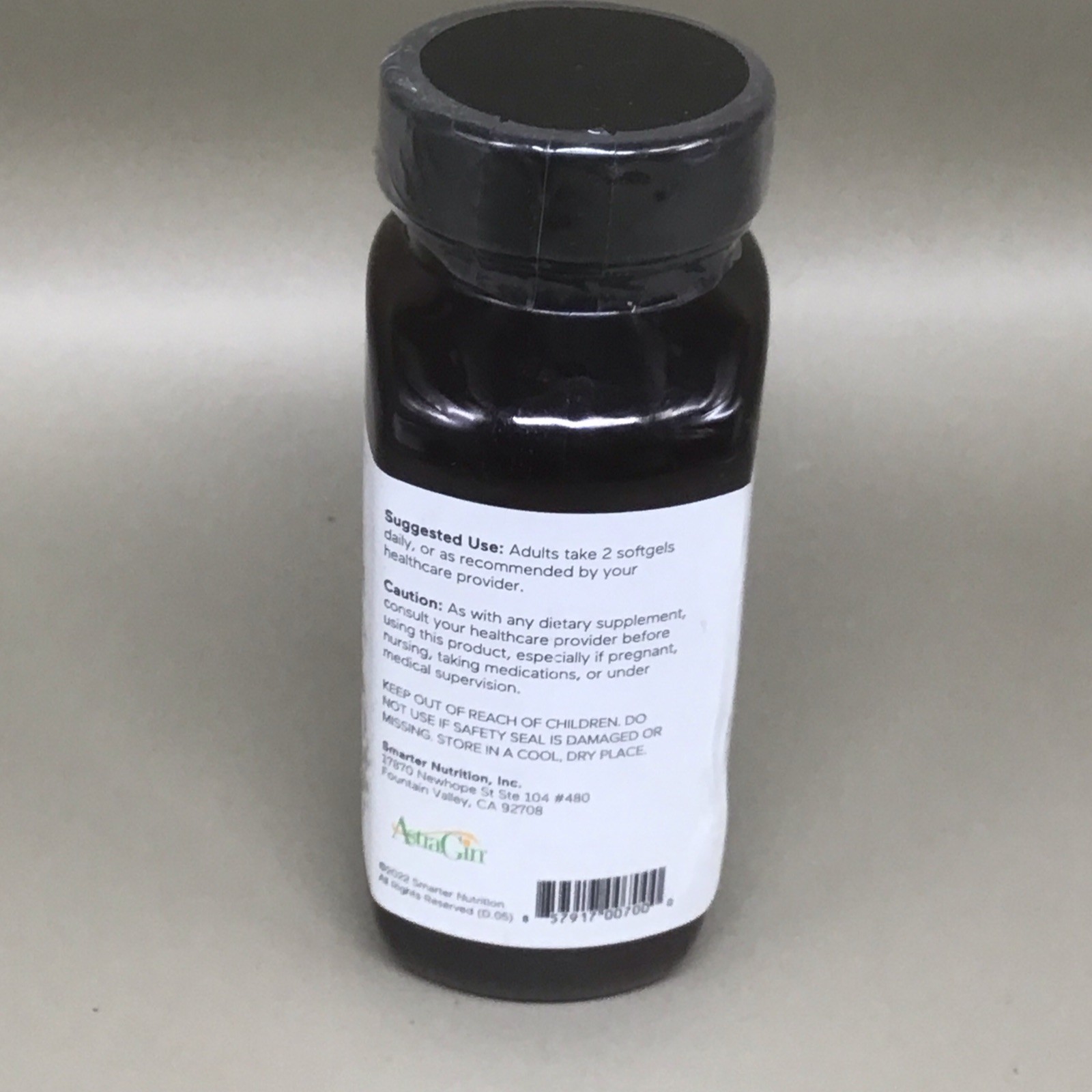 Smarter Nutrition SMARTER CURCUMIN w/ Organic Black Seed Oil 60ct.~New