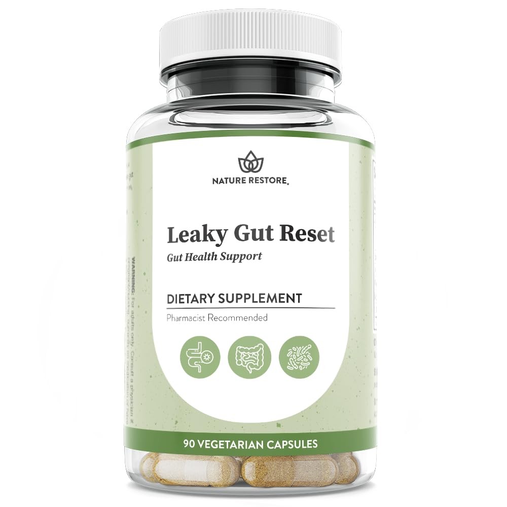 Nature Restore Gut Support Capsules | Marshmallow Root, Licorice, L Glutamine…