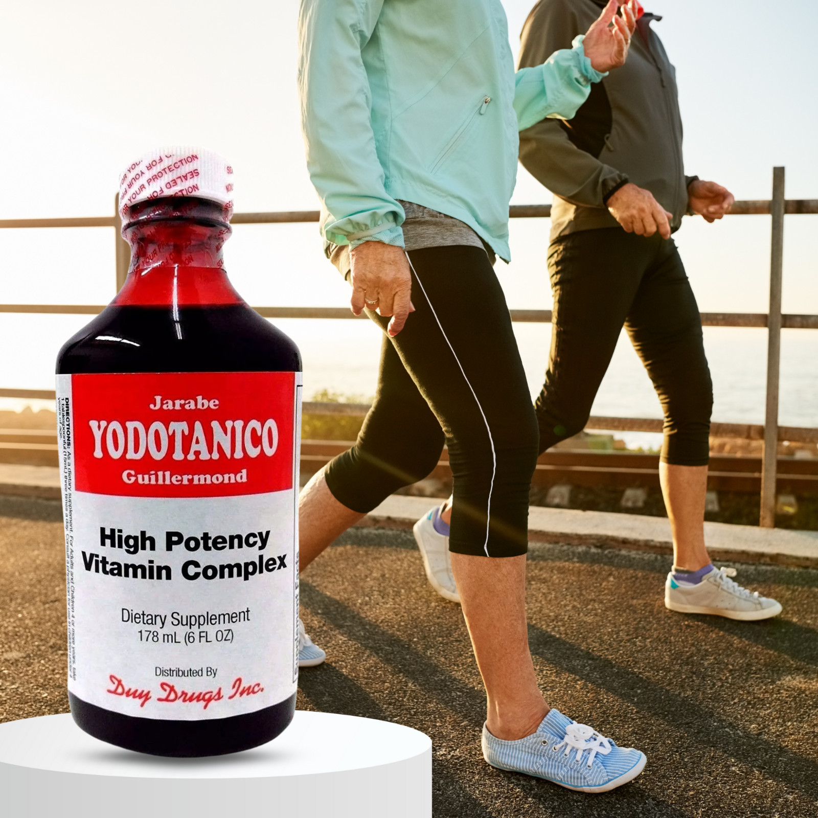 Yodotanico Vitamin Complex Syrup – High Potency Supplement, 6 fl oz (3-Pack)