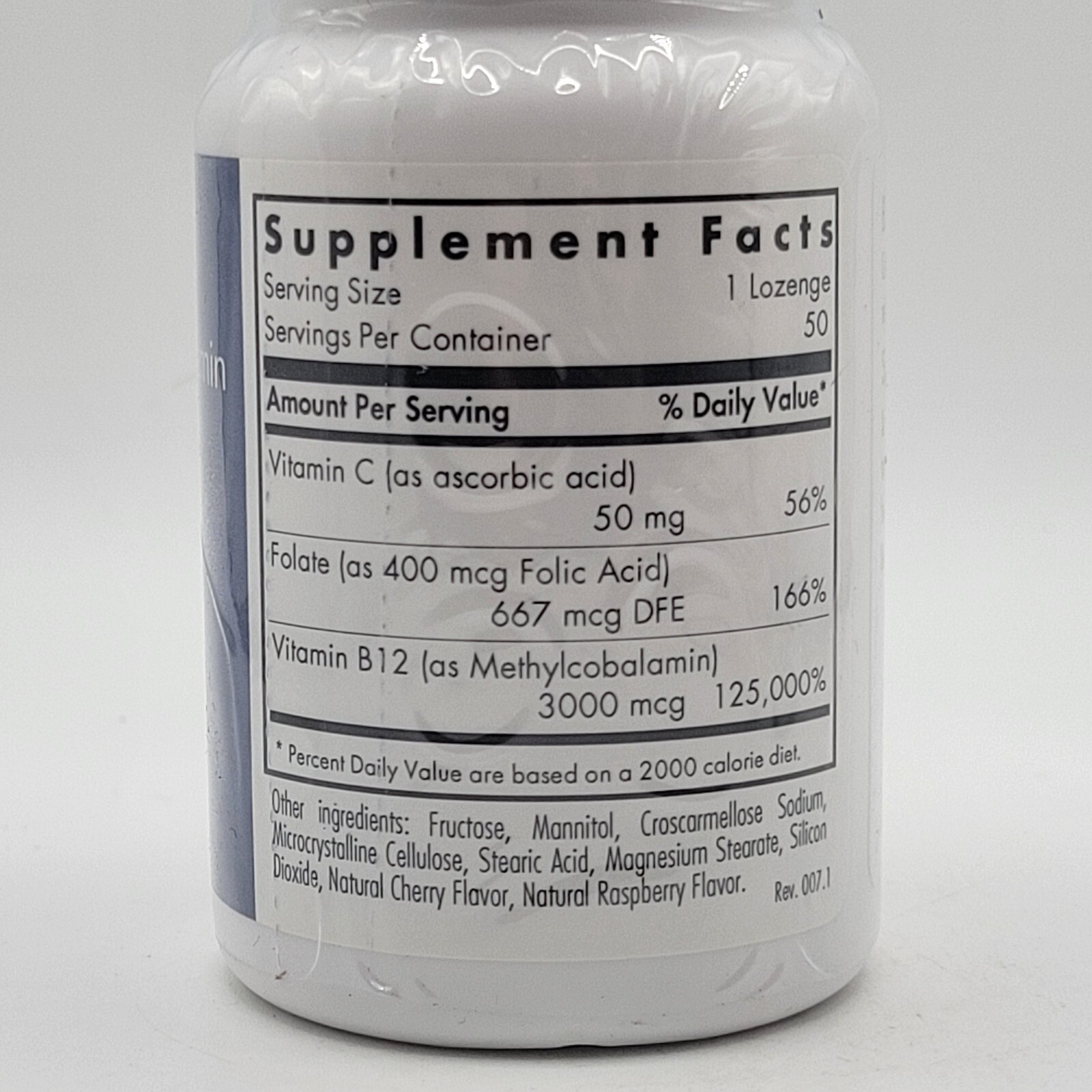 Allergy Research Group Vitamin B12 Methylcobalamin 50 Lozenges Folic Acid